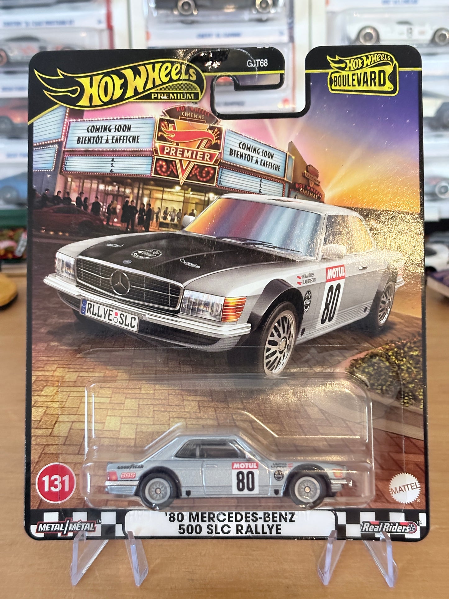 Hot Wheels '80 Mercedes-Benz 500 SLC Rallye Boulevard #131 Premium Diecast