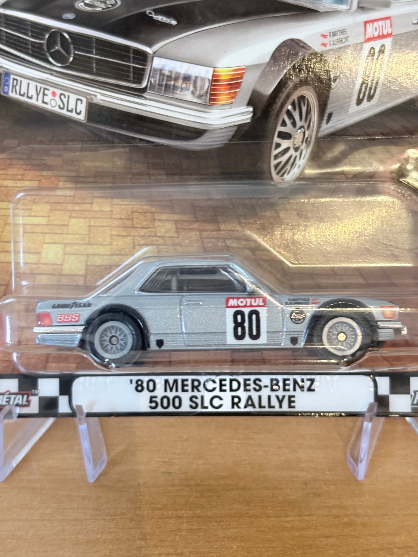 Hot Wheels '80 Mercedes-Benz 500 SLC Rallye Boulevard #131 Premium Diecast