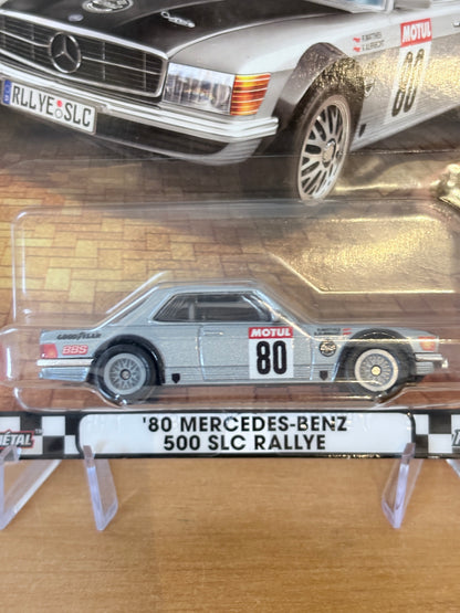 Hot Wheels '80 Mercedes-Benz 500 SLC Rallye Boulevard #131 Premium Diecast