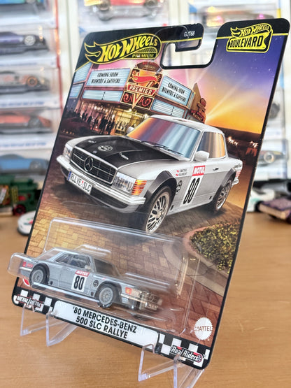 Hot Wheels '80 Mercedes-Benz 500 SLC Rallye Boulevard #131 Premium Diecast