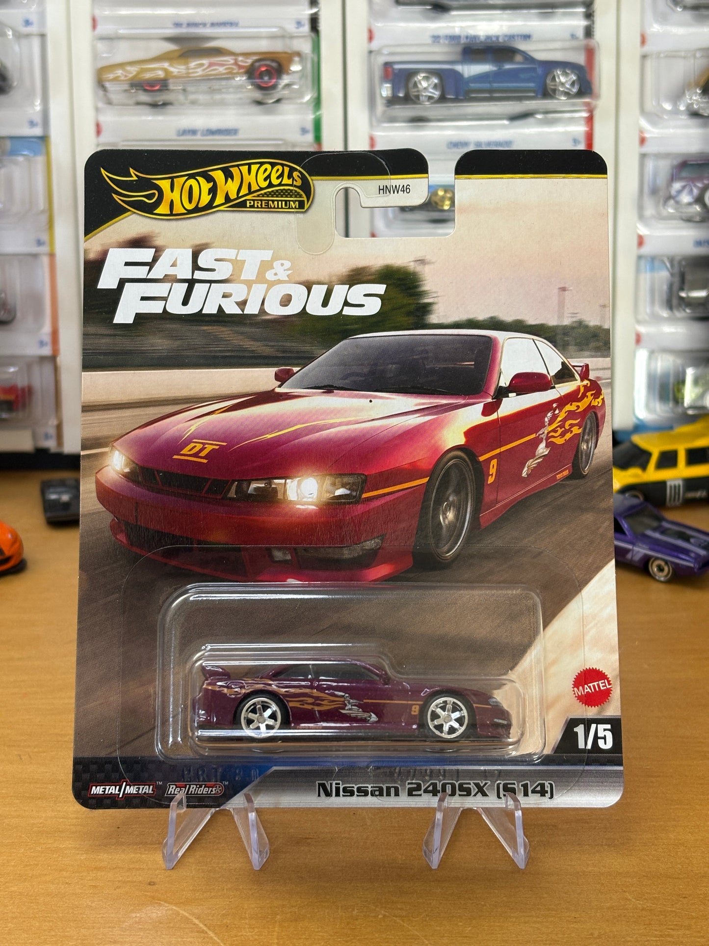 Hot Wheels Premium / Nissan 240sx (S14) / 2025 HW Fast & Furious 1/5