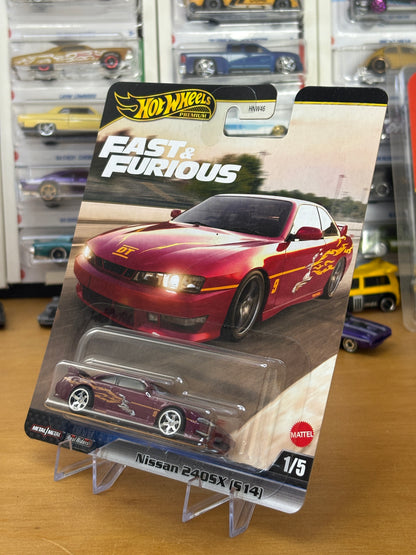 Hot Wheels Premium / Nissan 240sx (S14) / 2025 HW Fast & Furious 1/5