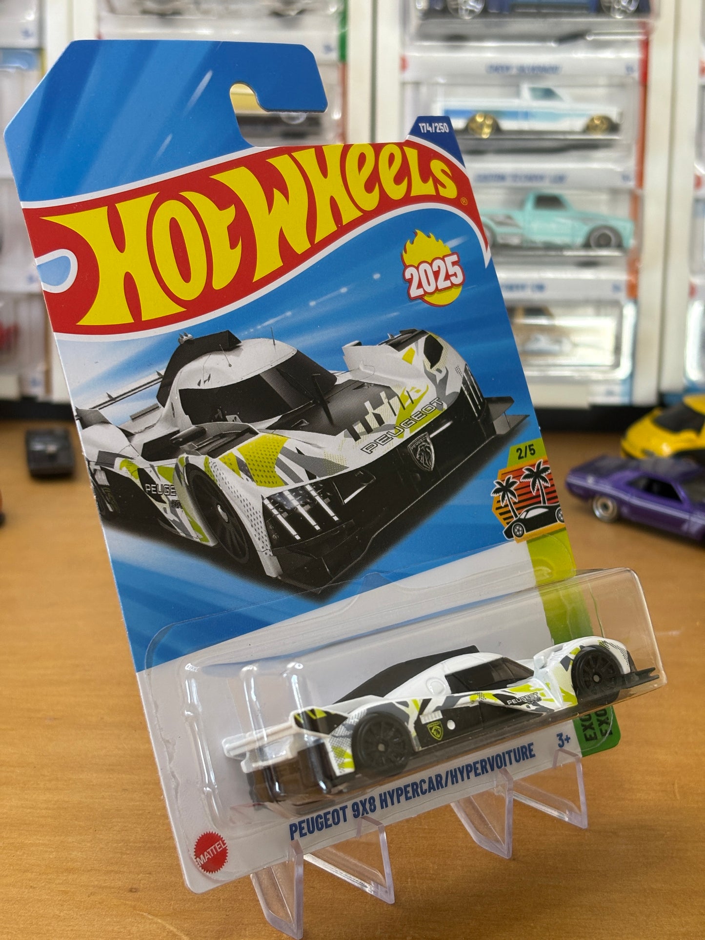 Hot Wheels Mainline / Peugeot 9x8 Hypercar/Hypervoiture / 2025 Exotics 2/5
