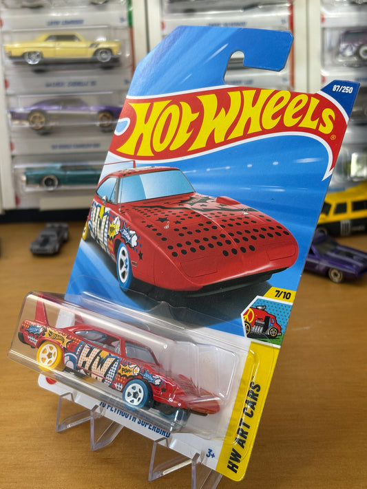 Hot Wheels Mainline / '70 Plymouth Superbird / 2025 HW Art Cars 7/20