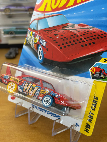 Hot Wheels Mainline / '70 Plymouth Superbird / 2025 HW Art Cars 7/20