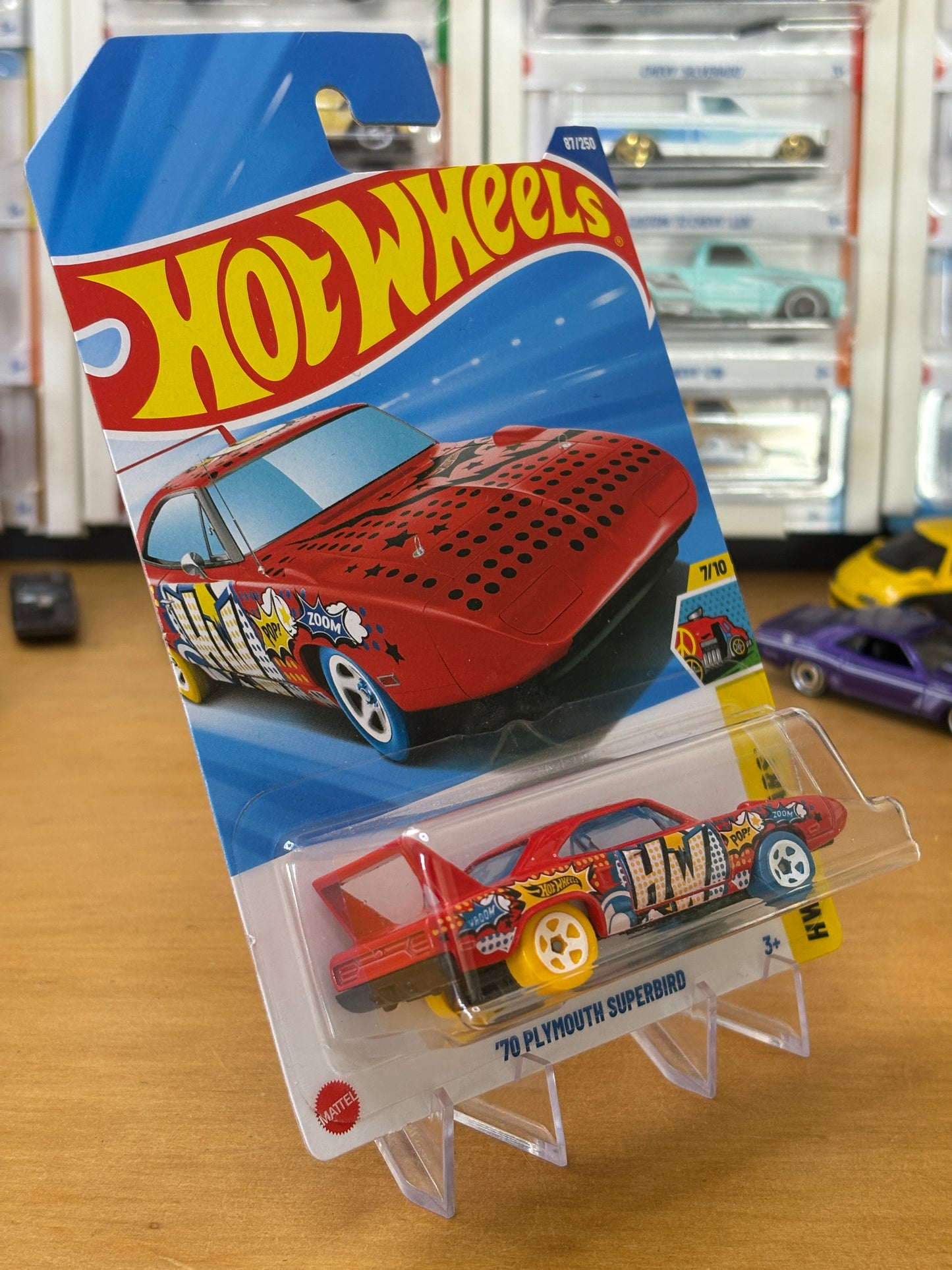 Hot Wheels Mainline / '70 Plymouth Superbird / 2025 HW Art Cars 7/20
