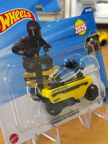 Hot Wheels Mainline / Honda Motocompo / 2025 HW: Moto 3/5 Short Card (Yellow)