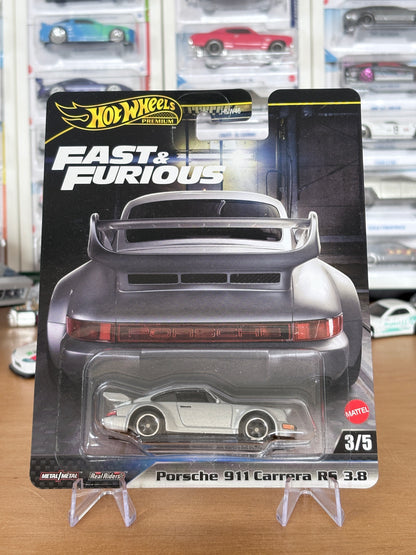 Hot Wheels Premium | Porsche 911 Carrera RS 3.8 | 2025 HW Fast & Furious 3/5