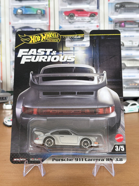 Hot Wheels Premium | Porsche 911 Carrera RS 3.8 | 2025 HW Fast & Furious 3/5