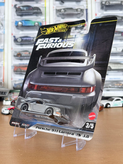 Hot Wheels Premium | Porsche 911 Carrera RS 3.8 | 2025 HW Fast & Furious 3/5