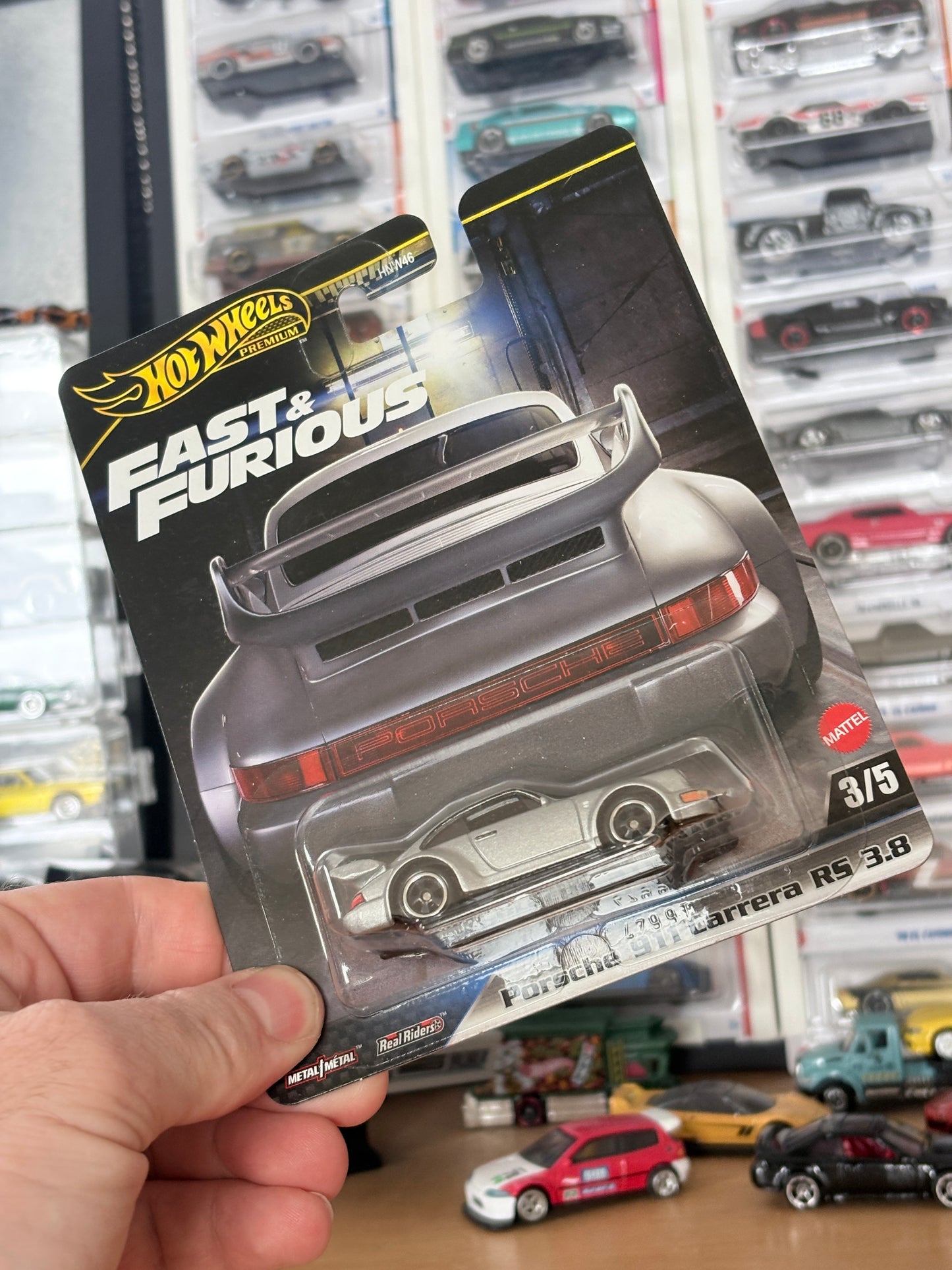 Hot Wheels Premium | Porsche 911 Carrera RS 3.8 | 2025 HW Fast & Furious 3/5