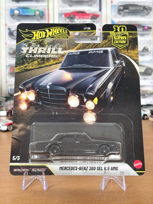 Hot Wheels Mercedes-Benz 300 SEL 6.8 AMG | 2026 Thrill Climbers 5/5 Car Culture