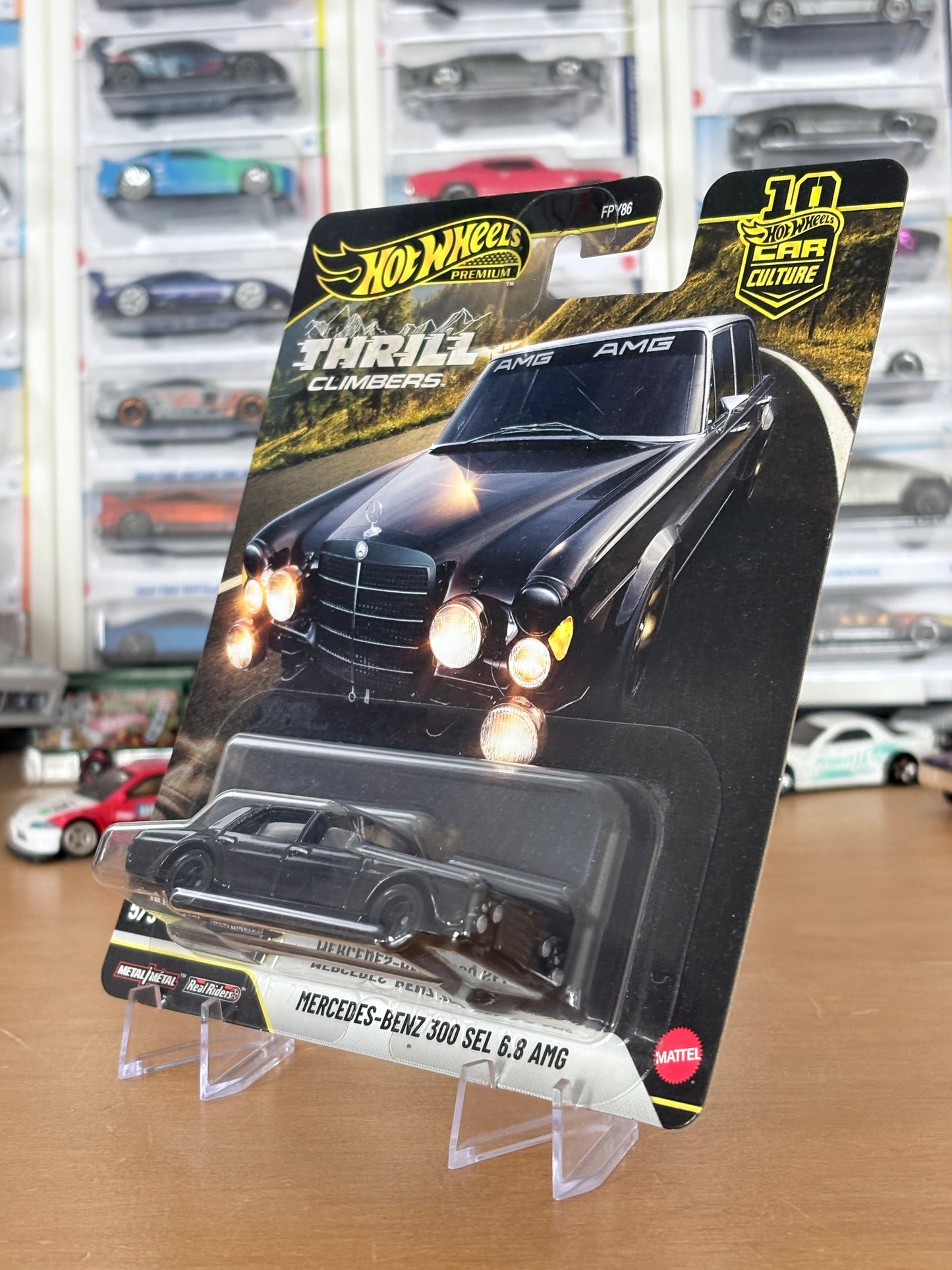 Hot Wheels Mercedes-Benz 300 SEL 6.8 AMG | 2026 Thrill Climbers 5/5 Car Culture