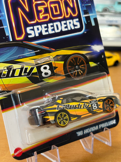 Hot Wheels Neon Speeders / '98 Honda Prelude / 2025 Mix 2 1/8