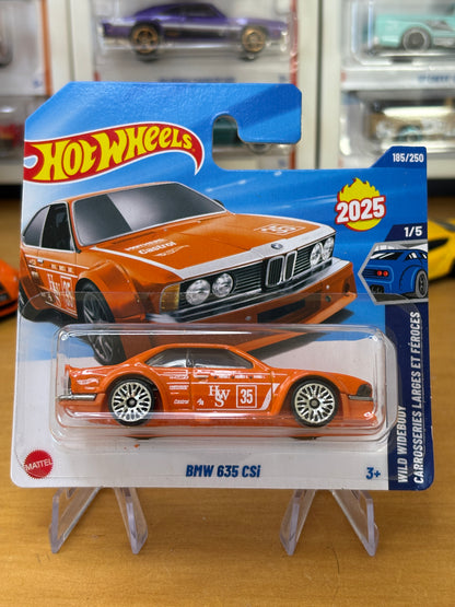 Hot Wheels Mainline / BMW 635 CSi / 2025 Wild Widebody 1/5 Short Card