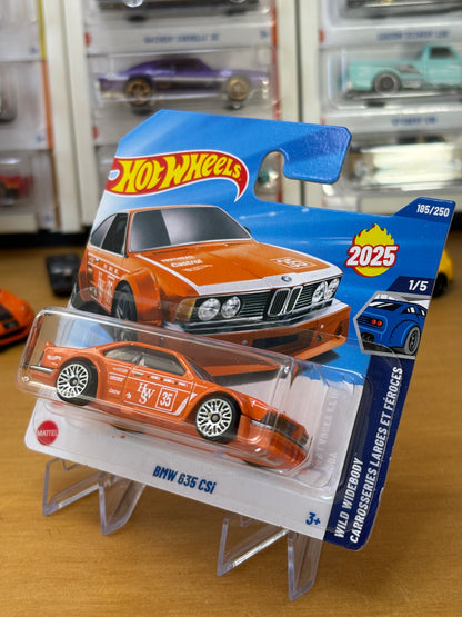 Hot Wheels Mainline / BMW 635 CSi / 2025 Wild Widebody 1/5 Short Card