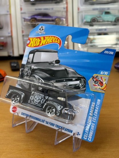 Hot Wheels Mainline / Custom/Personnalise '56 Ford Truck/Camion  / 2025 Celebration Racers 8/10