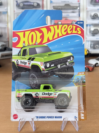 Hot Wheels '70 Dodge Power Wagon | 2025 HW Dirt 2/10 Mainline