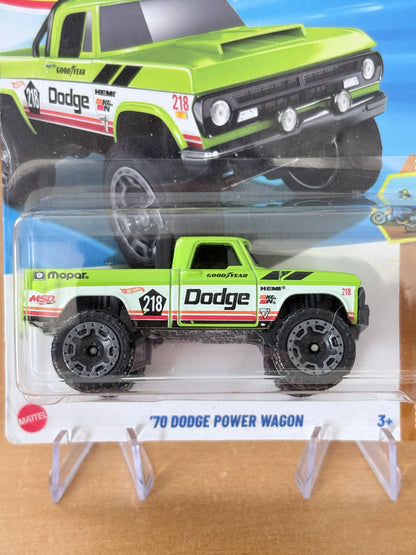 Hot Wheels '70 Dodge Power Wagon | 2025 HW Dirt 2/10 Mainline