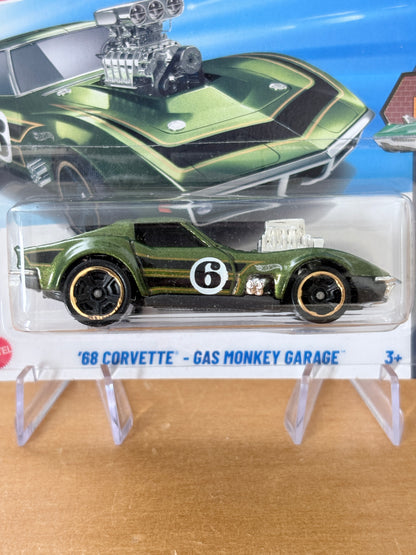 Hot Wheels '68 Corvette - Gas Monkey Garage | 2025 HW Dream Garage 5/5 Mainline