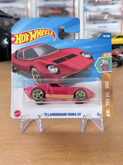 Hot Wheels '17 Lamborghini Mura SV | 2025 HW: 70s vs 90s 6/10 Mainline