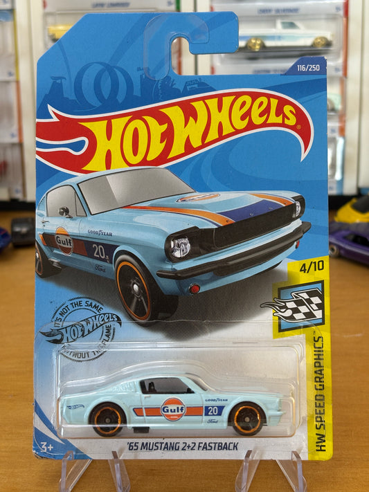 Hot Wheels Mainline / '65 Mustang 2+2 Fastback / 2020 HW Speed Graphics 4/10 GULF