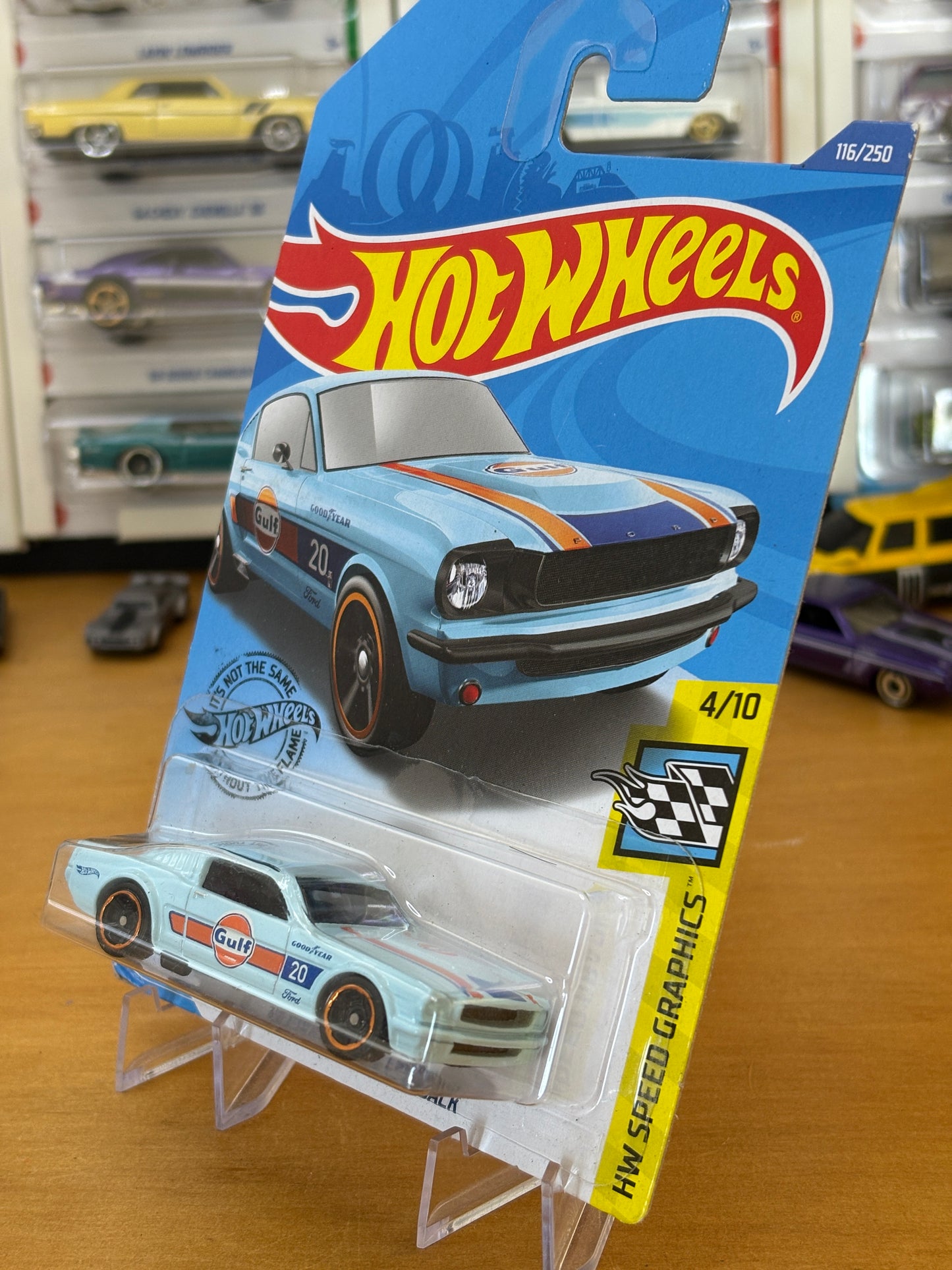 Hot Wheels Mainline / '65 Mustang 2+2 Fastback / 2020 HW Speed Graphics 4/10 GULF