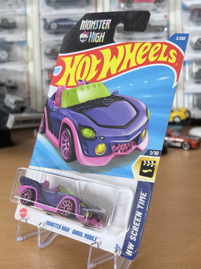 Hot Wheels Monster High Ghoul Mobile | 2026 HW Screen Time 1/10 Mainline