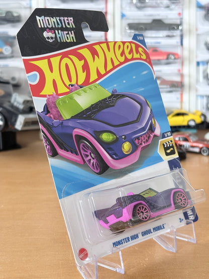 Hot Wheels Monster High Ghoul Mobile | 2026 HW Screen Time 1/10 Mainline