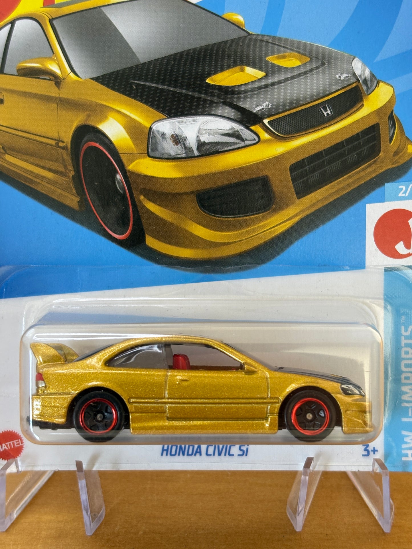 Hot Wheels Mainline / Honda Civic Si / 2021 J-Imports 2/10 GOLD