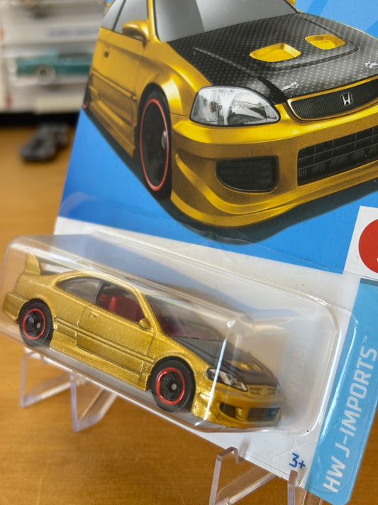 Hot Wheels Mainline / Honda Civic Si / 2021 J-Imports 2/10 GOLD