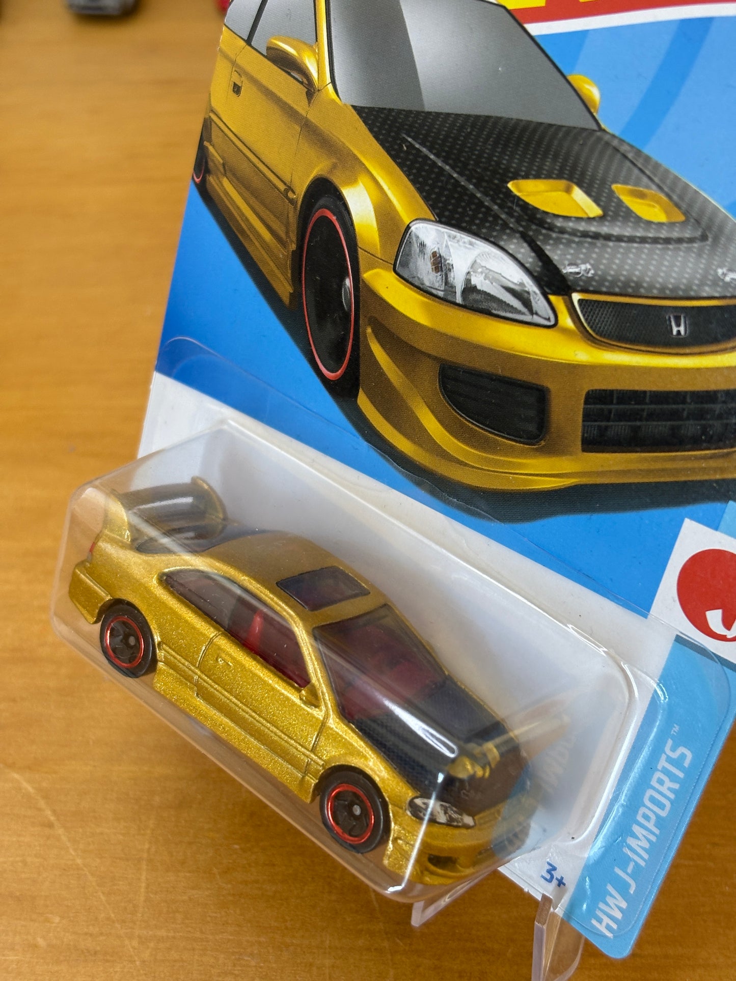 Hot Wheels Mainline / Honda Civic Si / 2021 J-Imports 2/10 GOLD