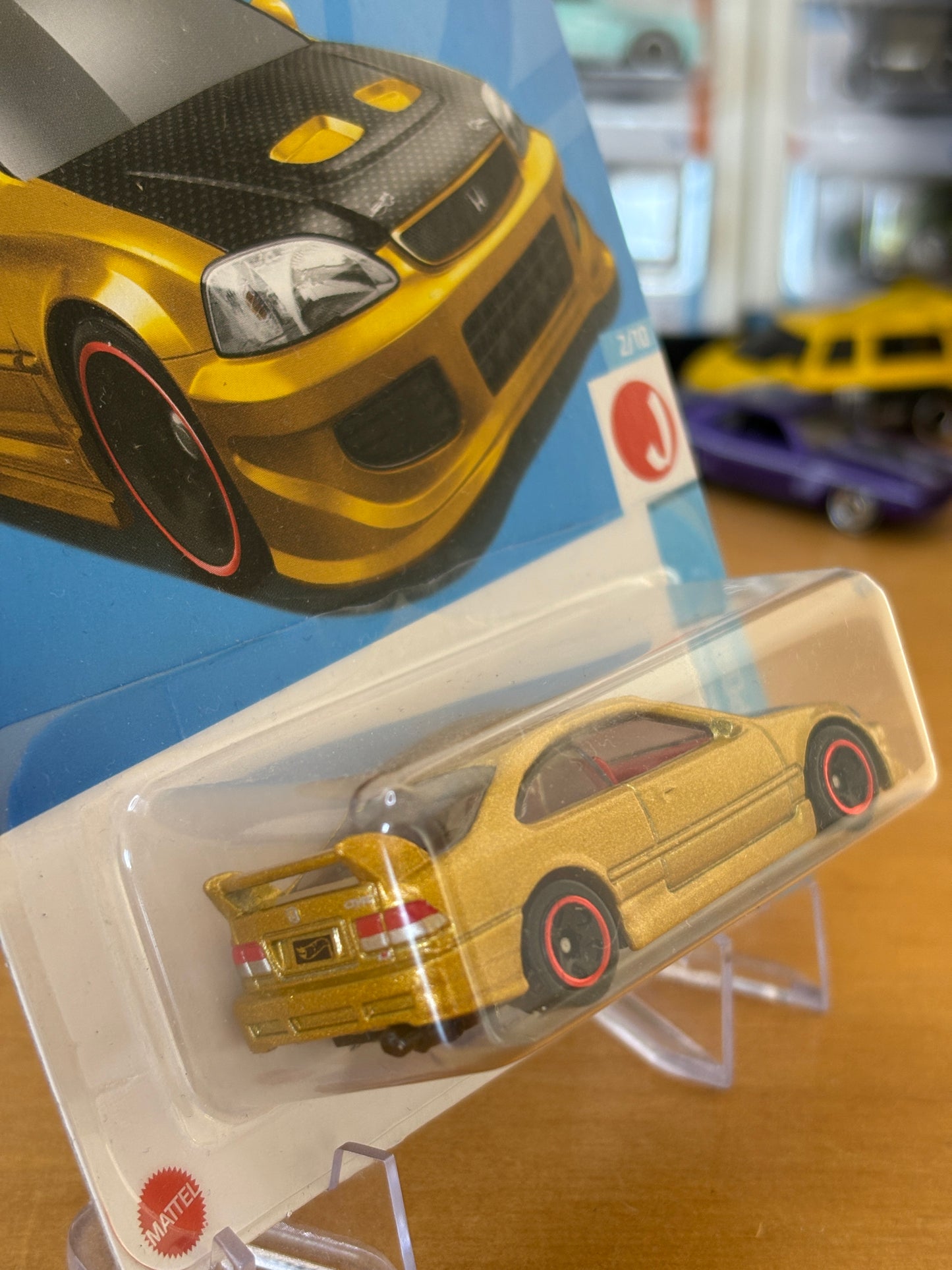 Hot Wheels Mainline / Honda Civic Si / 2021 J-Imports 2/10 GOLD