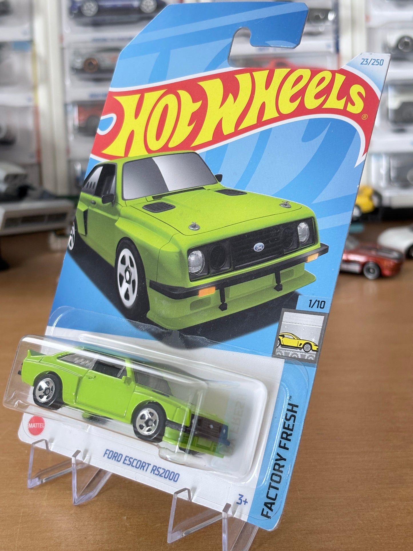 Hot Wheels Ford Escort RS2000 | 2023 Factory Fresh 1/10 Mainline GREEN