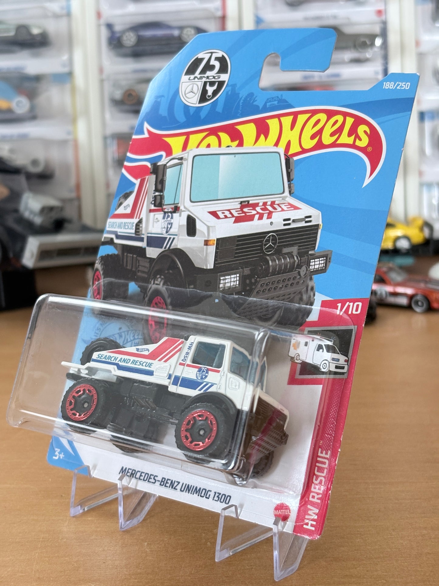 Hot Wheels Mercedes-Benz Unimog 1300 | 2021 HW Rescue 1/10 Mainline