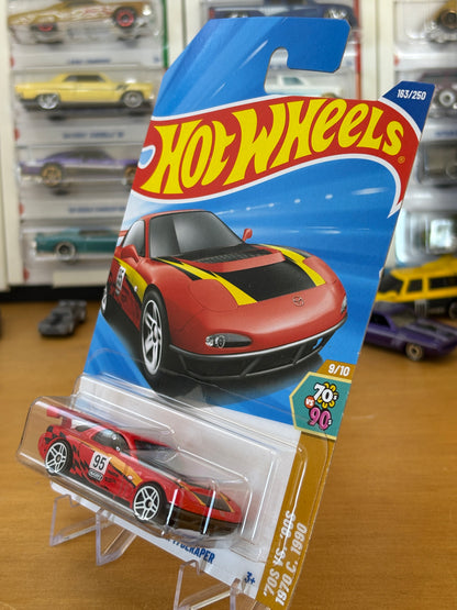 Hot Wheels Mainline / '95 Mazda RX-7 Drift / 2025 HW: 70's vs. 90's 9/10 RED