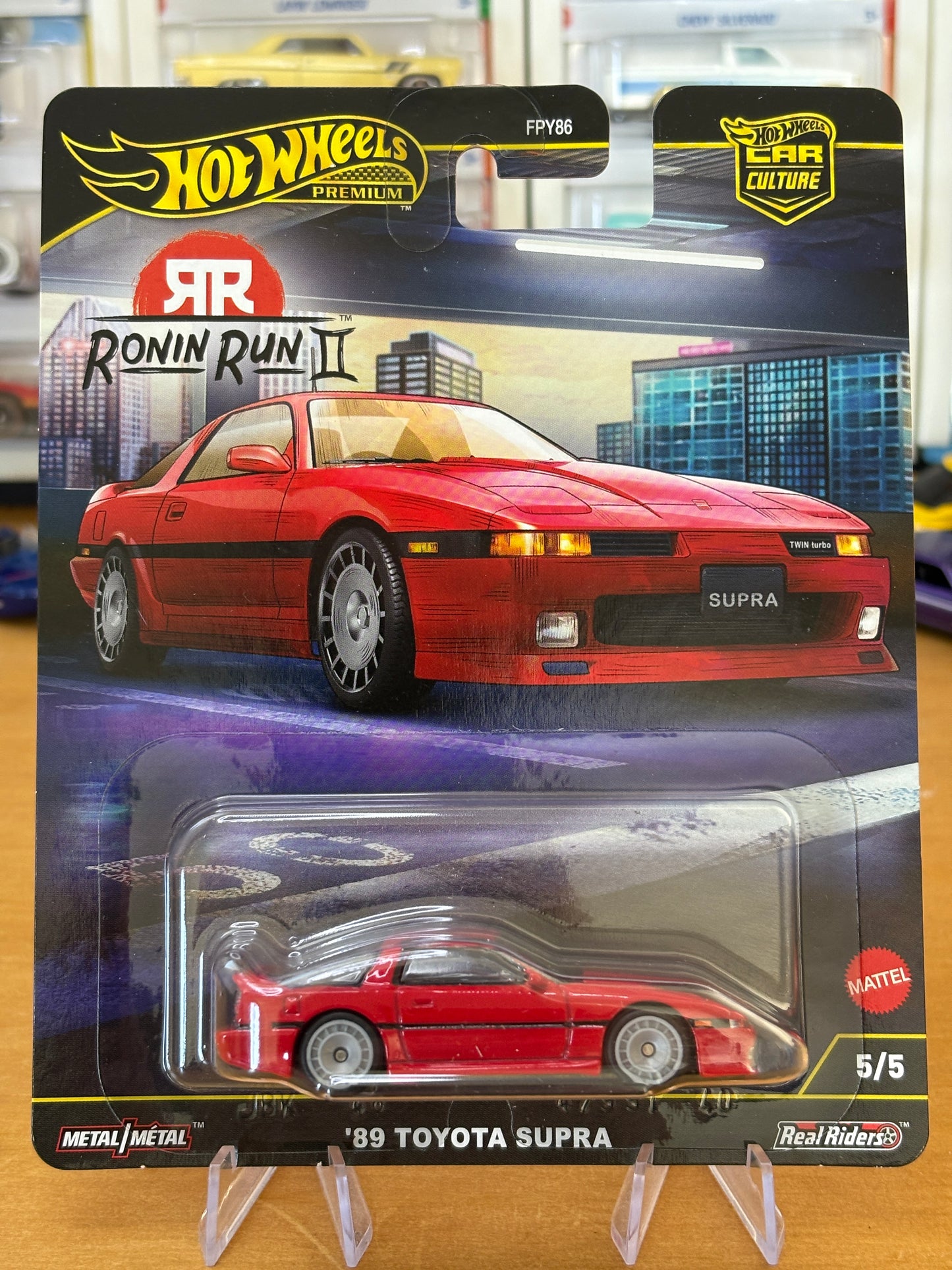 Hot Wheels Premium / '89 Toyota Supra / 2025 HW Ronin Run II 5/5