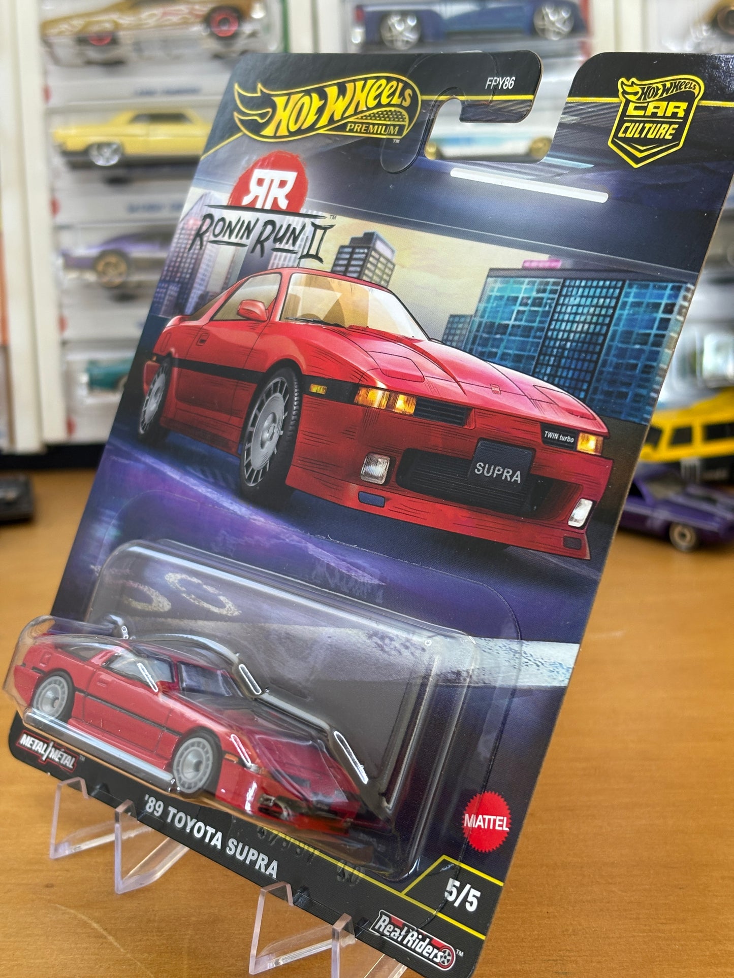 Hot Wheels Premium / '89 Toyota Supra / 2025 HW Ronin Run II 5/5