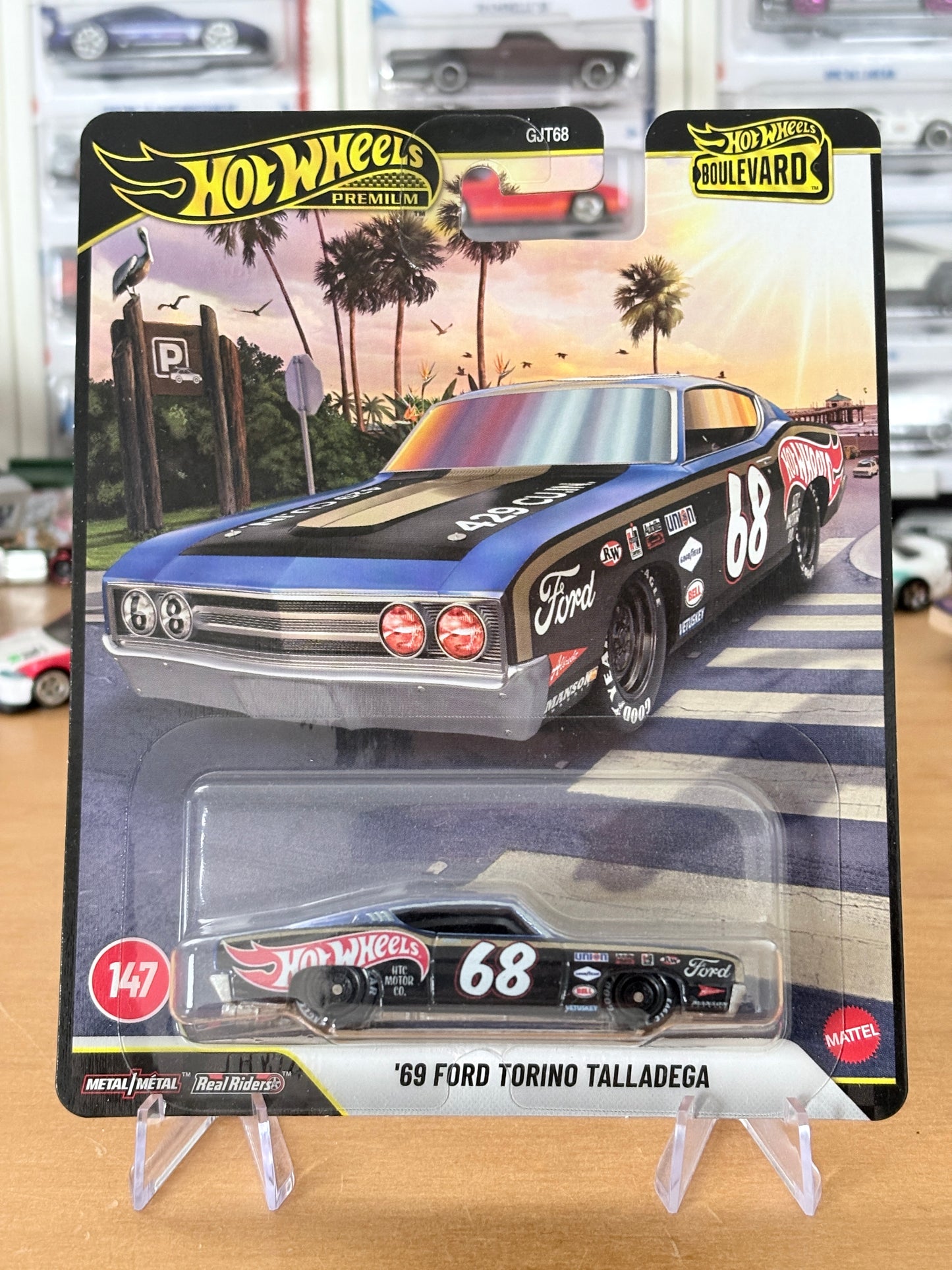 Hot Wheels '69 Ford Torino Talladega Boulevard #147 Premium Diecast