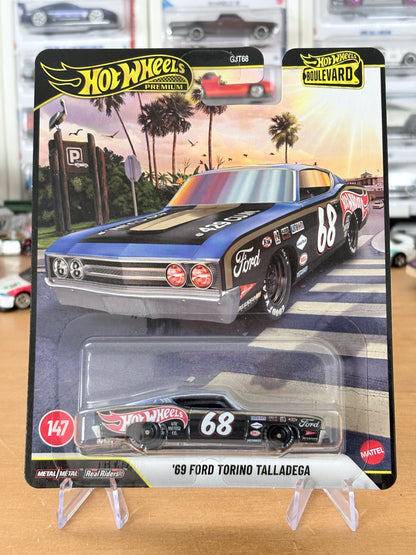Hot Wheels '69 Ford Torino Talladega Boulevard #147 Premium Diecast