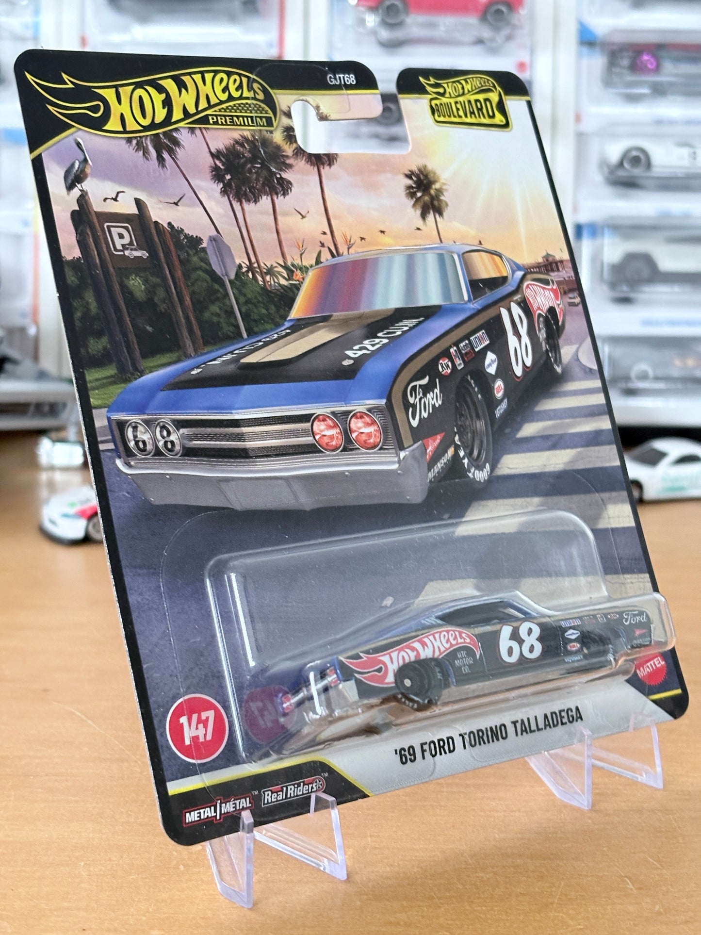 Hot Wheels '69 Ford Torino Talladega Boulevard #147 Premium Diecast