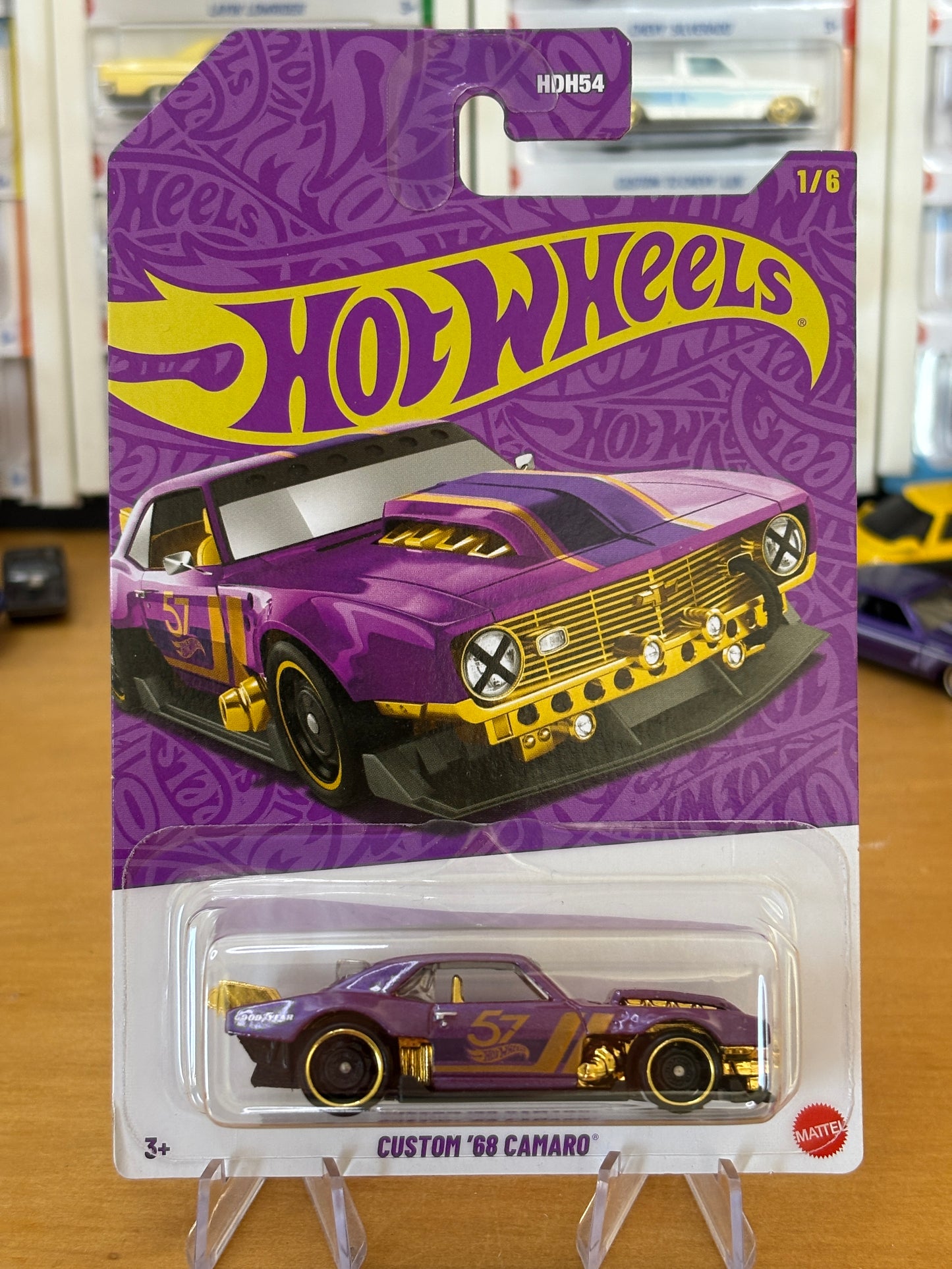 Hot Wheels Mainline / Custom '68 Camaro / 2025 Anniversary set 1/6