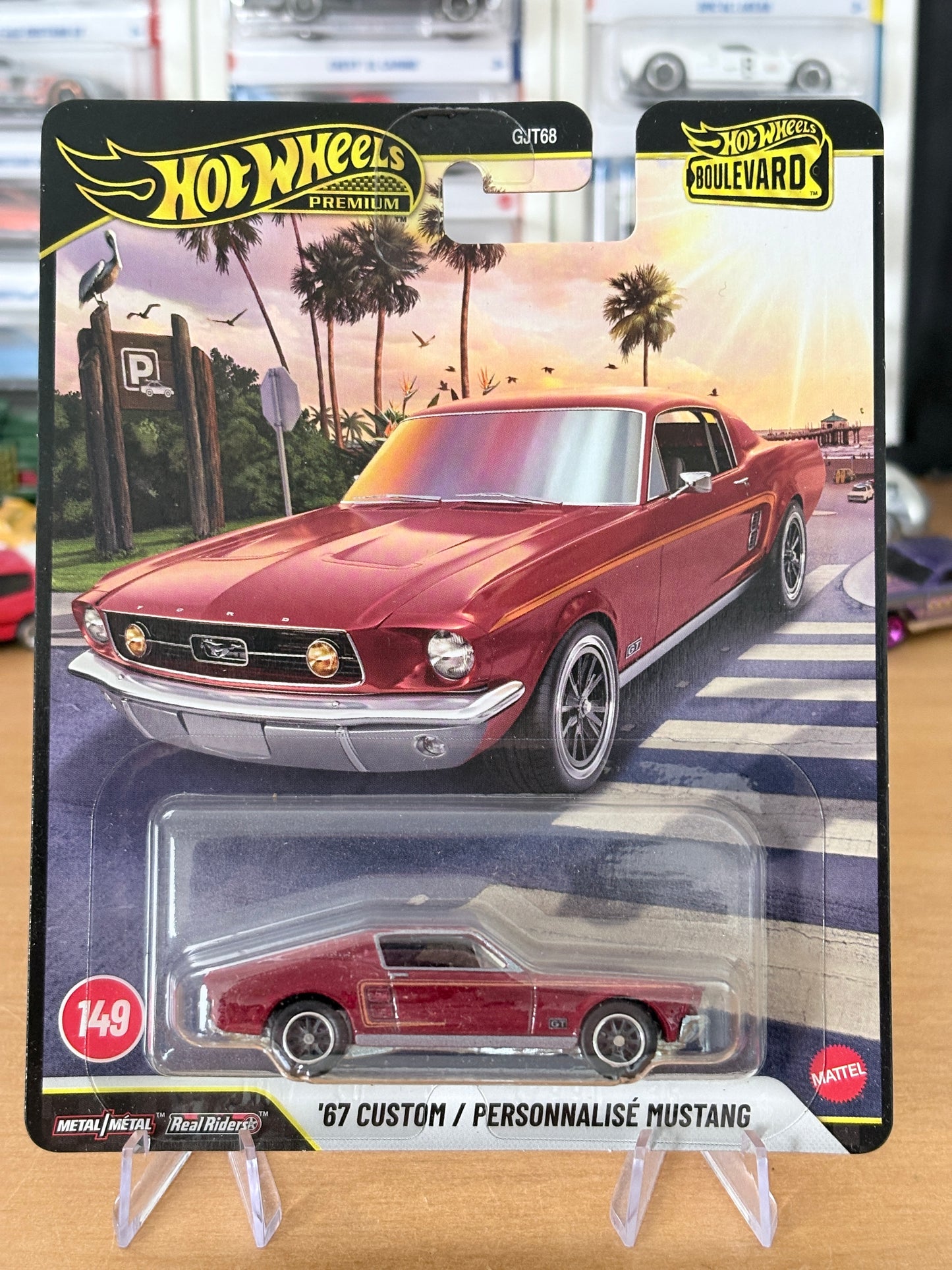Hot Wheels '67 Custom Mustang Boulevard #149 Premium Diecast
