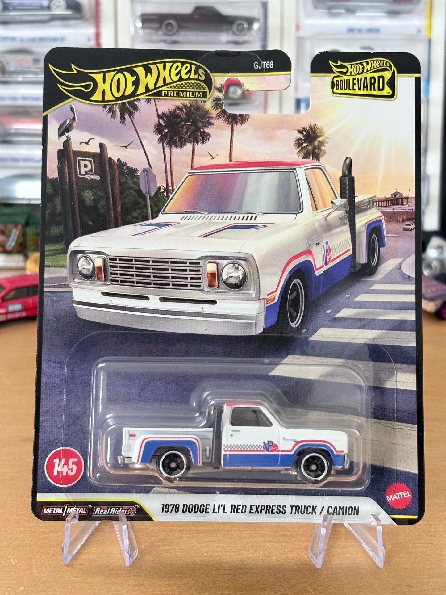 Hot Wheels 1978 Dodge Li'l Red Express Truck Boulevard #145 Premium Diecast
