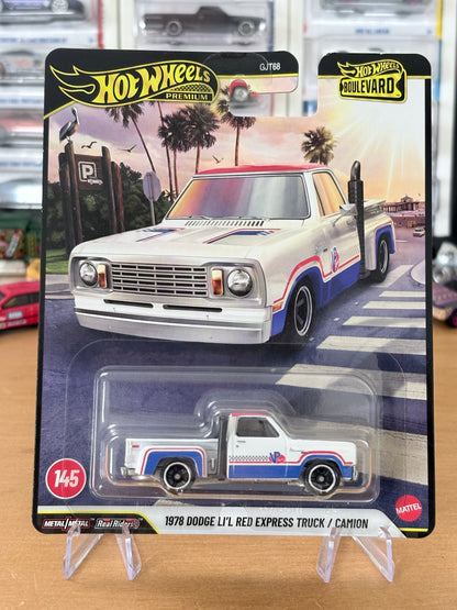 Hot Wheels 1978 Dodge Li'l Red Express Truck Boulevard #145 Premium Diecast