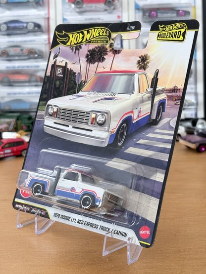 Hot Wheels 1978 Dodge Li'l Red Express Truck Boulevard #145 Premium Diecast
