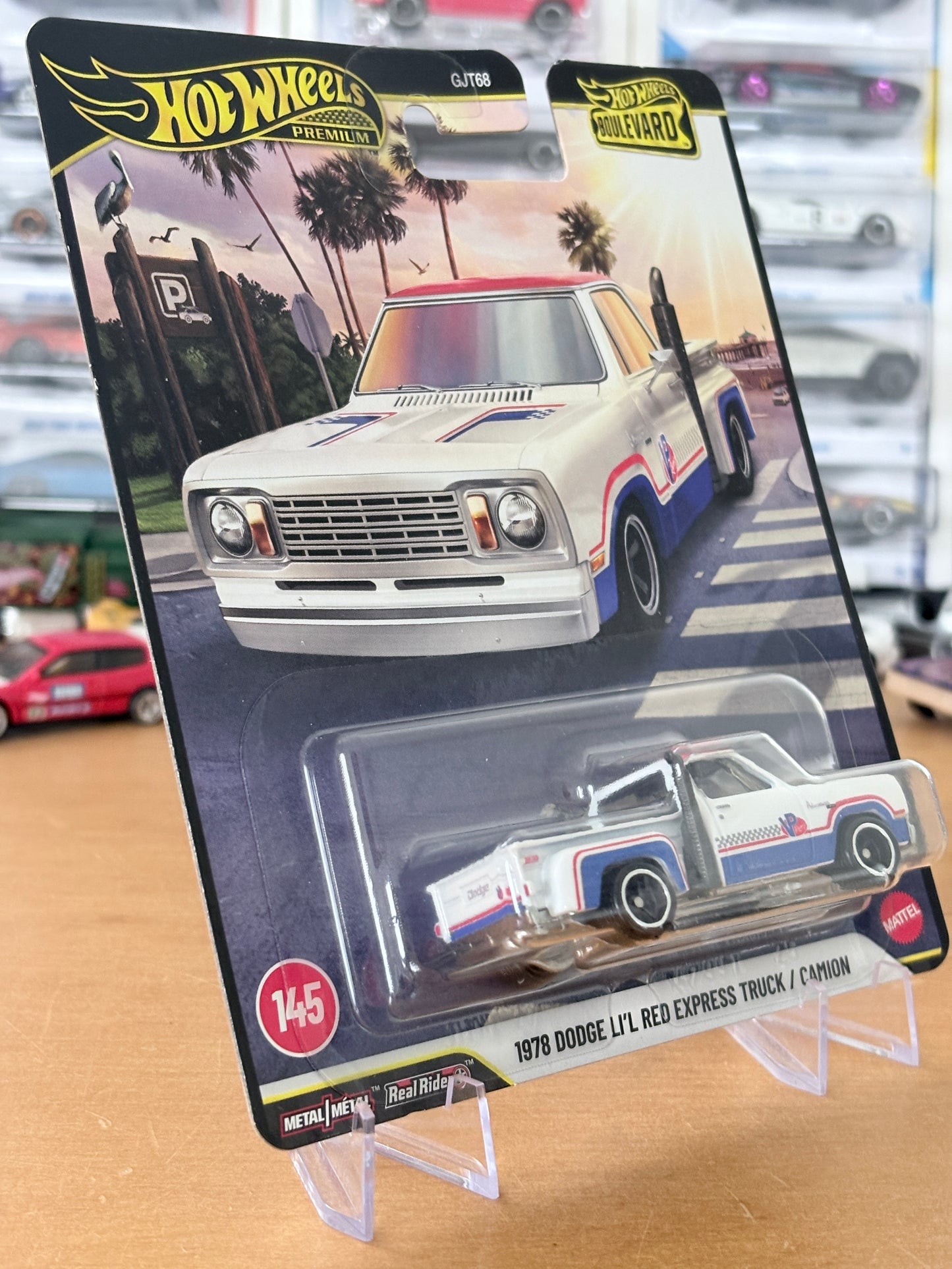 Hot Wheels 1978 Dodge Li'l Red Express Truck Boulevard #145 Premium Diecast