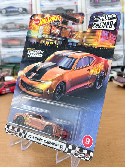 Hot Wheels 2018 Copo Camaro SS Boulevard #09 Premium Diecast