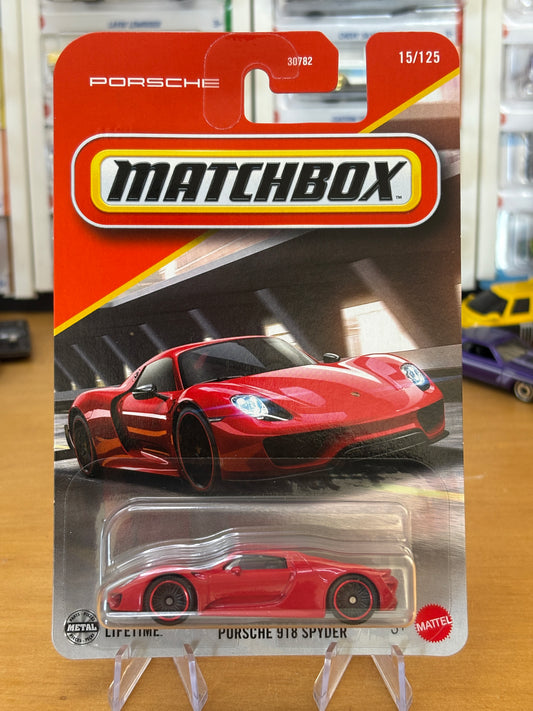 Matchbox Mainline / Porsche 918 Spyder / 2025 15/125