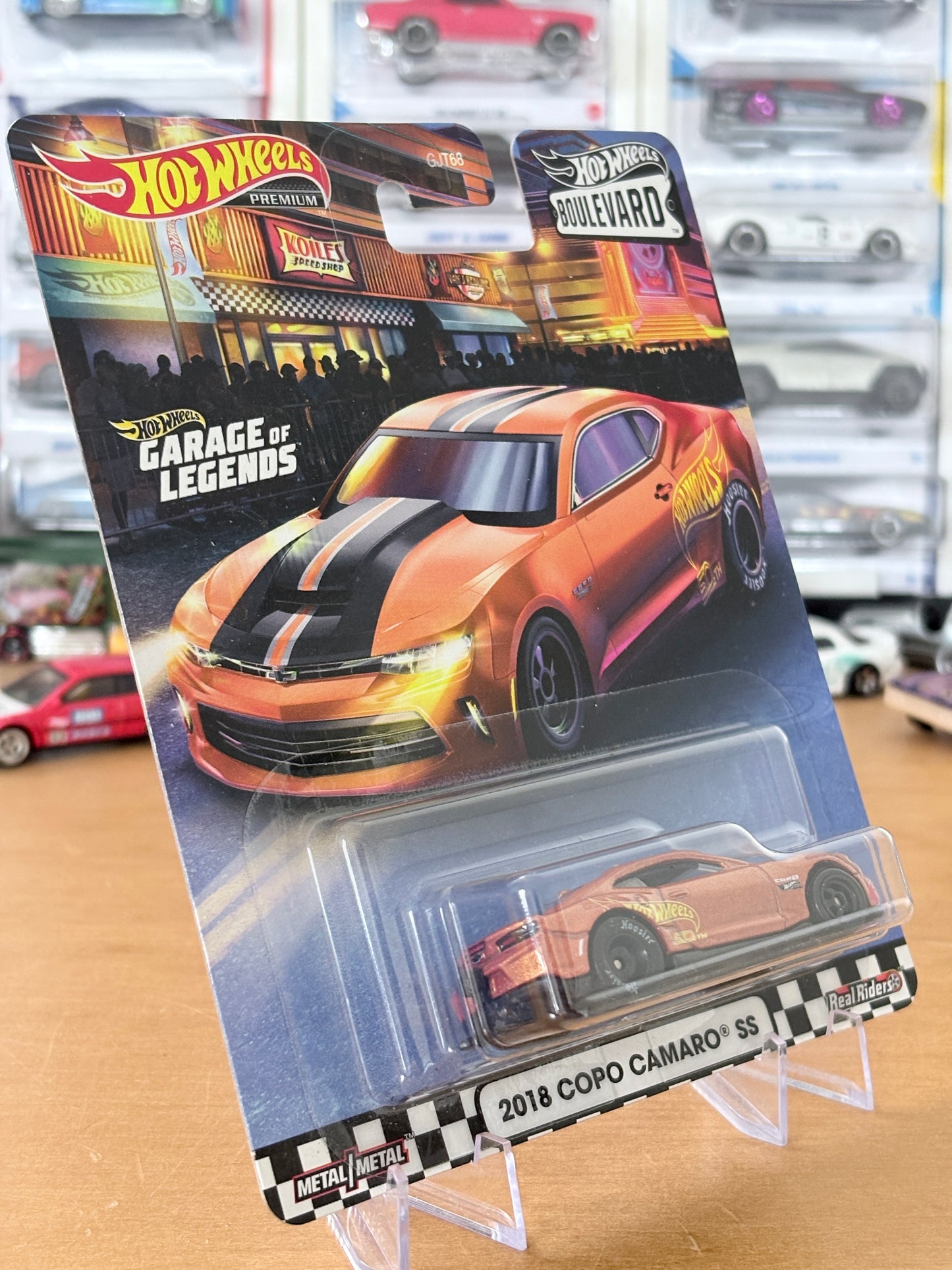 Hot Wheels 2018 Copo Camaro SS Boulevard #09 Premium Diecast